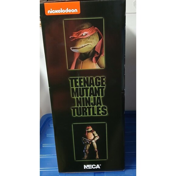Teenage Mutant Ninja Turtles 1:4 Raphael Figure In Box 2017 NECA 18” TMNT Movie - Picture 5 of 8